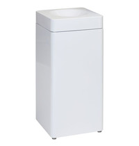 Probbax Afvalbak | Metaal (Wit) | 51L | Open | Vlamdovend + Afvalscheiding + Modulair (Vierkant) | 350x350x755(h)mm 