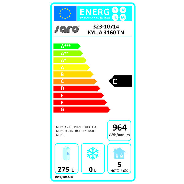 Koelwerkbank | 465L | 6 Laden (1/1 GN) | +2°C/+8°C | Geforceerd | 0.35kW | 1795x700x890/950(h)mm