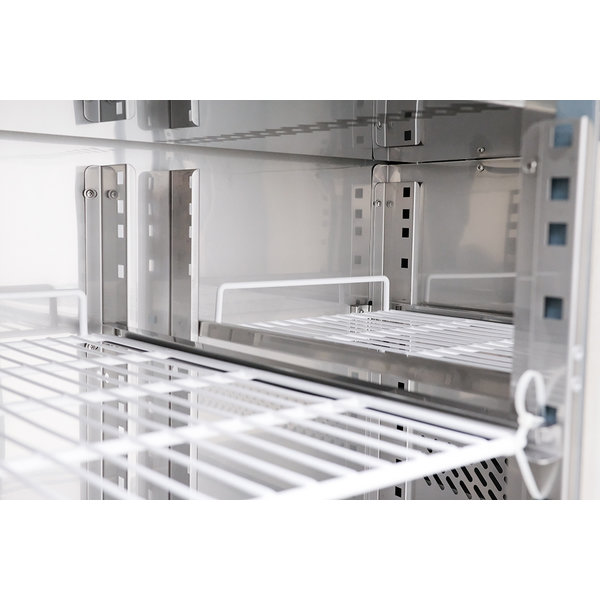 Koelwerkbank | 615L | 4 Deuren (1/1 GN) | -2°C/+8°C | Geforceerd | 0.3kW | 2230x700x850/950(h)mm