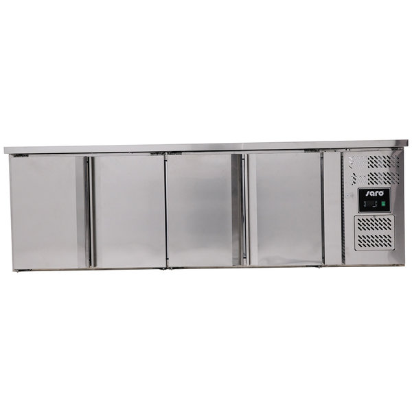 Koelwerkbank | 615L | 4 Deuren (1/1 GN) | -2°C/+8°C | Geforceerd | 0.3kW | 2230x700x850/950(h)mm