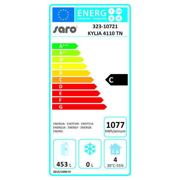 Koelwerkbank | 615L | 3 Deuren + 2 Laden (1/1 GN) | -2°C/+8°C | Geforceerd | 0.3kW | 2230x700x850/950(h)mm