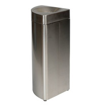 Probbax Afvalbak | RVS (Geborsteld) | 36L | Open | Vlamdovend | Afvalscheiding + Modulair | 350x350x755(h)mm 