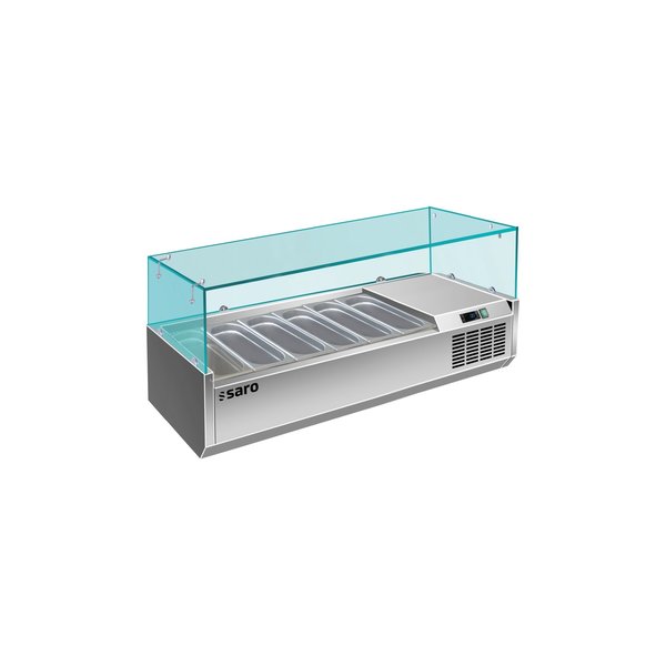 Opzetkoelvitrine | 6x 1/3 GN | +2/+8°C | 1400x395x435(h)mm