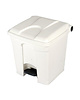 Probbax Pedaalemmer | Kunststof (Wit) | 30L | Klapdeksel | Hygiëne (HACCP) + Afvalscheiding | 410x398x435(h)mm 