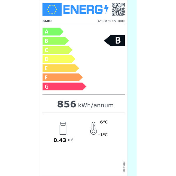 Sushivitrine | 85.5L | Zwart | 7x 1/3 GN | Compressor Links | 0°C/+6°C | 1800x390x310(h)mm
