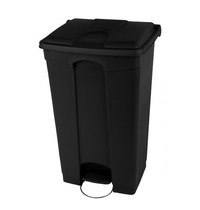 Probbax Afvalbak | Kunststof (Zwart) | 90L | Hygiëne (HACCP) + Antibacterieel | Wielen | 500x412x820(h)mm 