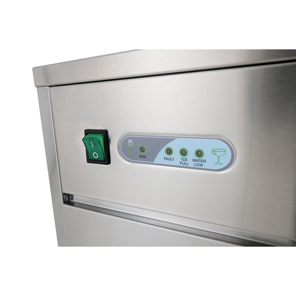 IJsblokjesmachine | Holle Blokjes (20g) | 40kg/24h | Bunker 10kg | Luchtgekoeld | 496x610x831(h)mm