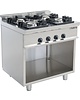 Saro Gasfornuis | E7/KUPG4BA | 4 Branders | 2x 4.5kW + 2x 7.5kW | 800x700x850(h)mm 