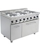 Saro Fornuis | Elektrisch | Met Oven | 6 Platen | 6x 2.6kW | 1200x700x850(h)mm 