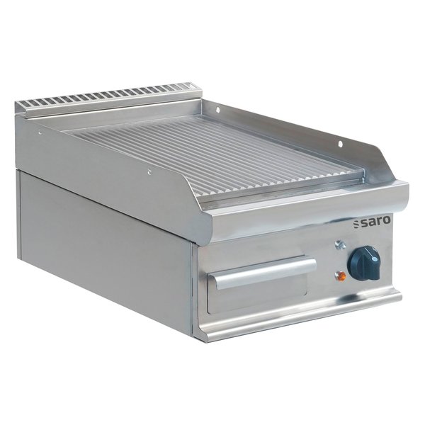 Bakplaat/Grillplaat | Elektrisch | E7/KTE1BBR | Geribd | 5.4kW | 400x700x270(h)mm