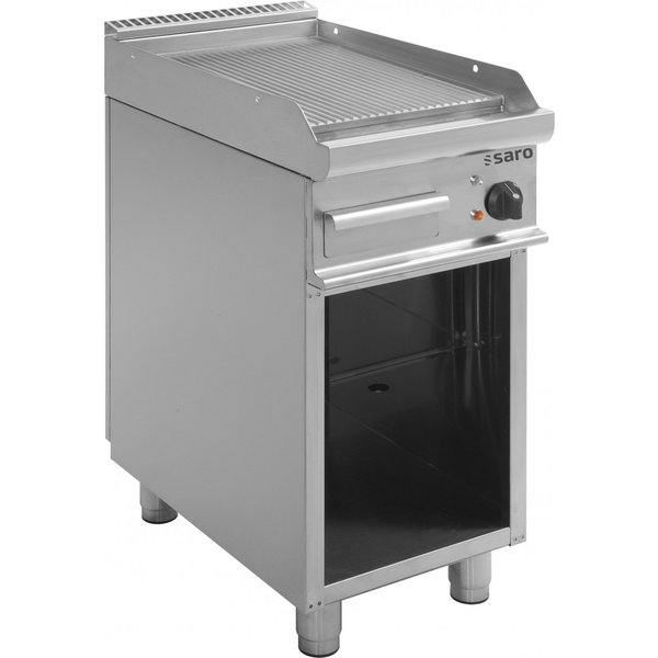 Bakplaat/Grillplaat | Elektrisch E7 | Geribd | 5.4kW | 400x700x850(h)mm