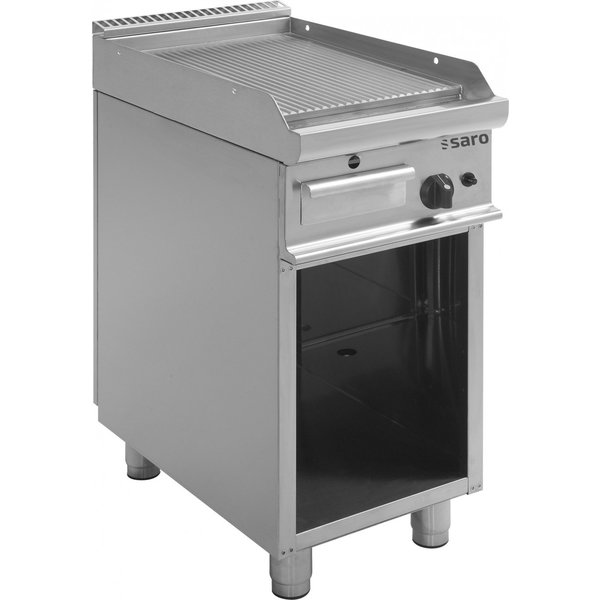 Bakplaat/Grillplaat | Gas | E7/KTG1BAR | Geribd | 6kW | 400x700x850(h)mm