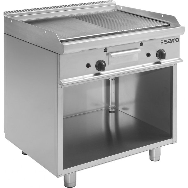 Bakplaat/Grillplaat | Gas | E7/KTG2BAM | Glad/Geribd | 12kW | 800x700x850(h)mm