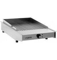 Saro Bakplaat/Grillplaat | WOW GRILL MINI | Geribd | 3.4kW | 415x600x150(h)mm