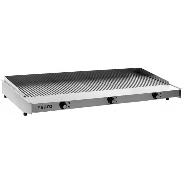 Bakplaat/grillplaat | Elektrisch | WOW GRILL 1200 | Geribd | 13.5kW | 1166x700x150(h)mm