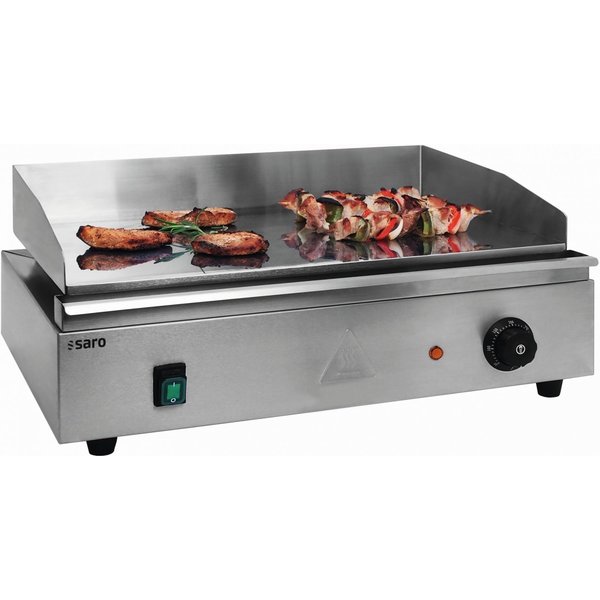 Bakplaat/Grillplaat | Elektrisch | Model PADUA | Glad | 2.4kW | 550x380x240(h)mm