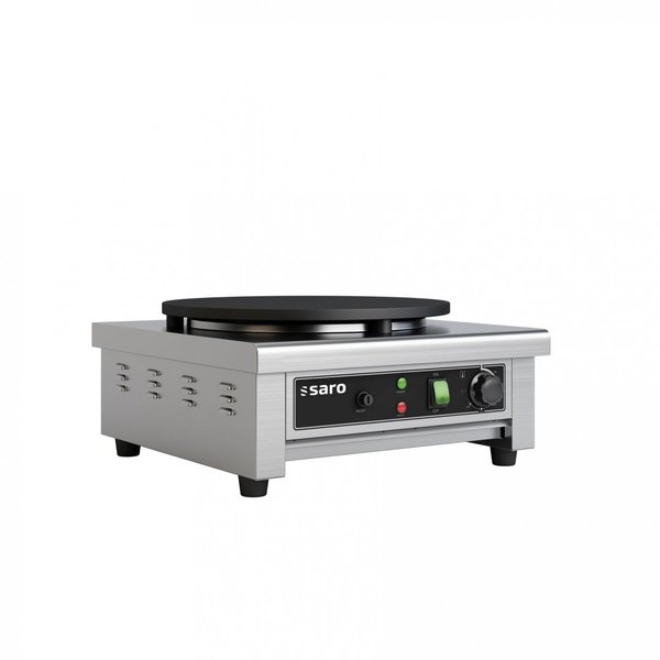 Crepe bakplaat MERLE | 3kW | 1 Plaat Van Gietijzer | 450x490x235(h)mm