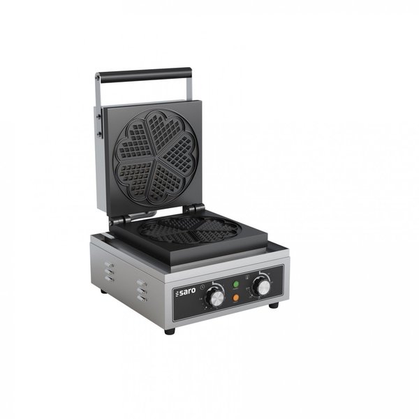 Wafelijzer ILONA | 1.5kW | Hartvormige Wafels | 310x440x235(h)mm