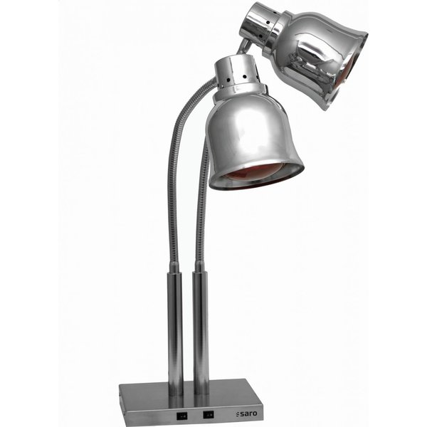 Warmhoudlamp PLC 500 | 230V | 2 Infraroodlampen | 220(b)x270(d)mm