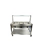 Saro Bain Marie Wagen BT3 | 3x 1/1 GN | Met Aftapkranen | 2kW | 1304x704x850(h)mm 