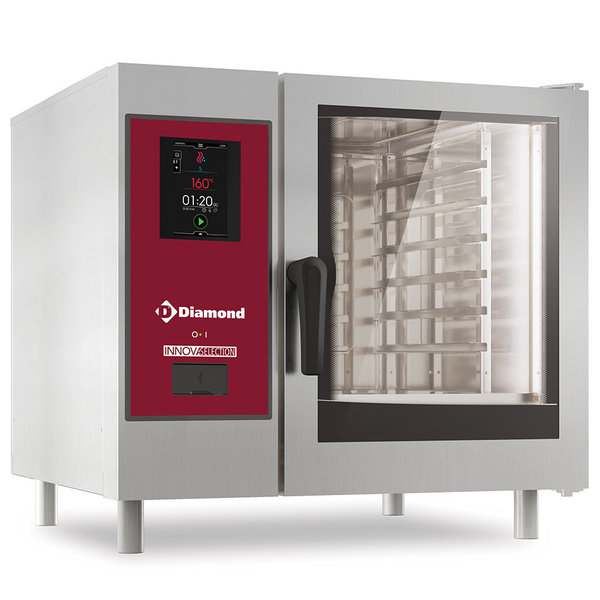 Combi-steamer | Elektrisch | 6x GN 1/1 | Stoom + Convectie | 11kW | 867x850x808(h)mm