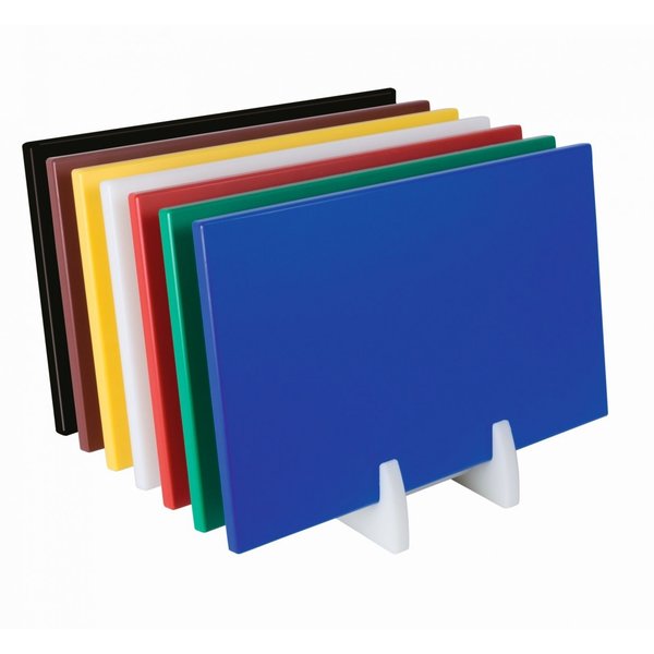 Snijplank | Polyethyleen | Zwart | 1/1 GN | HACCP | 530x325x18(h)mm