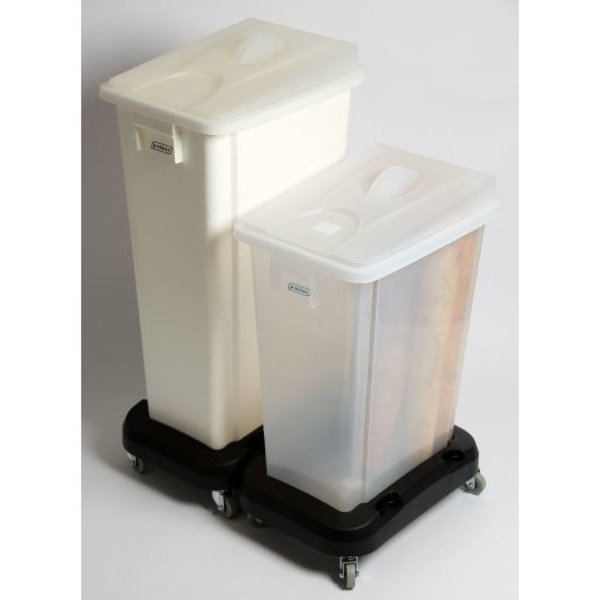 Ingrediëntenbak + Deksel | Wit | 60L | Verrijdbaar | 330x480x680(h)mm