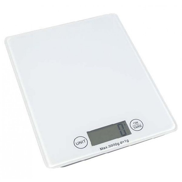 Digitale keukenweegschaal met glasplaat | Tot 5 kg | 212x175x32(h)mm