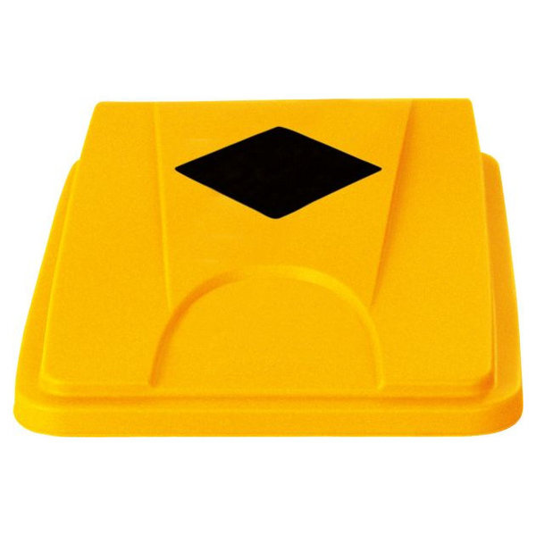 Deksel | Ruitvormig Gat | Geel | Probbax Mix&Match | 330x455x65(h)mm