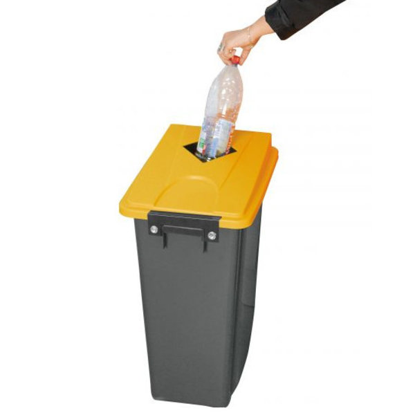 Deksel | Ruitvormig Gat | Geel | Probbax Mix&Match | 330x455x65(h)mm