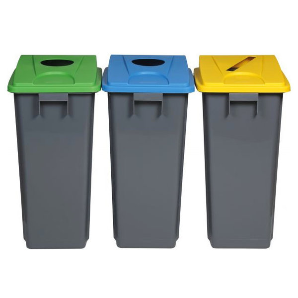 Deksel | Sleuf-Gat | Geel | Probbax Mix&Match | 330x455x65(h)mm