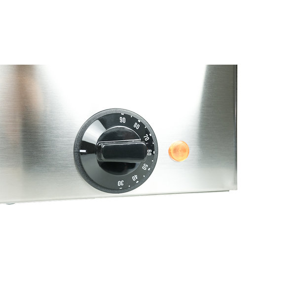Bain Marie | Elektrisch | BMH 160 | 1/1 -1/2 - 1/3 GN | Met Regelbare Thermostaat | 1kW | 345x600x255(h)mm