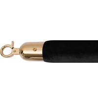 Saro Koord voor bolderpaal zwart / goud AF 222 | Koordlengte 1500mm 