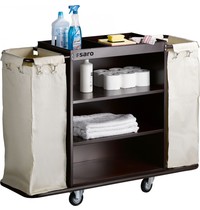 Saro Kamer Service Trolley Model AF 260 | 2 waszakken | 1420x450x1120(h)mm 
