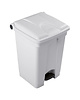 Probbax Pedaalemmer | Kunststof (Wit) | 45L | Klapdeksel | Hygiëne (HACCP) + Afvalscheiding | 410x398x600(h)mm 