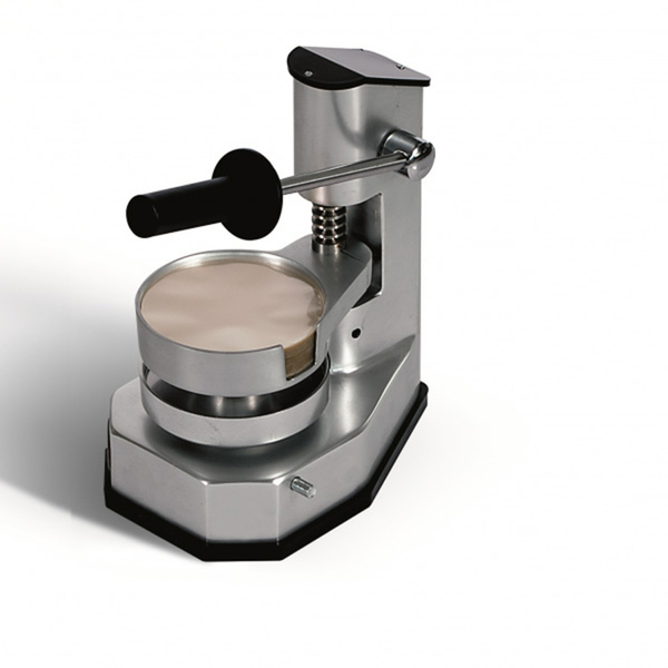 Manuele hamburgerpers Aluminium/RVS | Cap: 100 gram | 250x370x500(h)mm