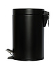 Probbax Pedaalemmer | Metaal (Zwart) | 3L | Klapdeksel | Ø167x270(h)mm 