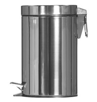 Probbax Pedaalemmer | RVS (Glanzend) | 3L | Klapdeksel | Ø167x270(h)mm 