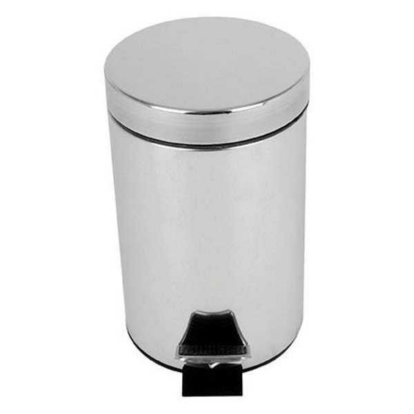 Pedaalemmer | RVS (Glanzend) | 3L | Klapdeksel | Ø167x270(h)mm