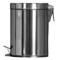 Probbax Pedaalemmer | RVS (Glanzend) | 5L | Klapdeksel | Ø203x284(h)mm 