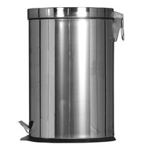 Probbax Pedaalemmer | RVS (Glanzend) | 12L | Klapdeksel | Ø248x400(h)mm 