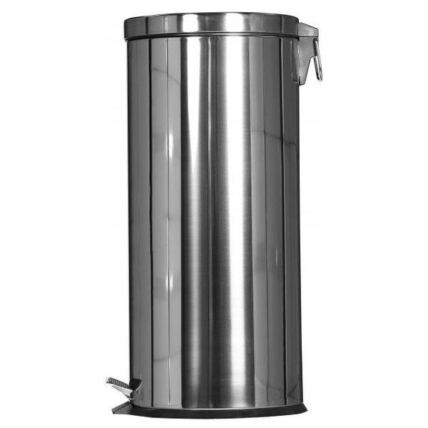 Pedaalemmer | RVS (Glanzend) | 30L | Klapdeksel | Ø292x640(h)mm
