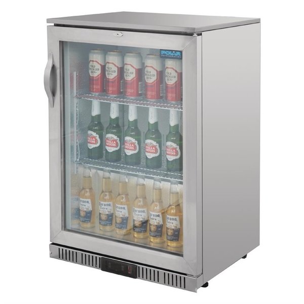 Barkoeling Grijs | 138L | Met klapdeur | +2°C tot +8°C | 600x520x900(h)mm