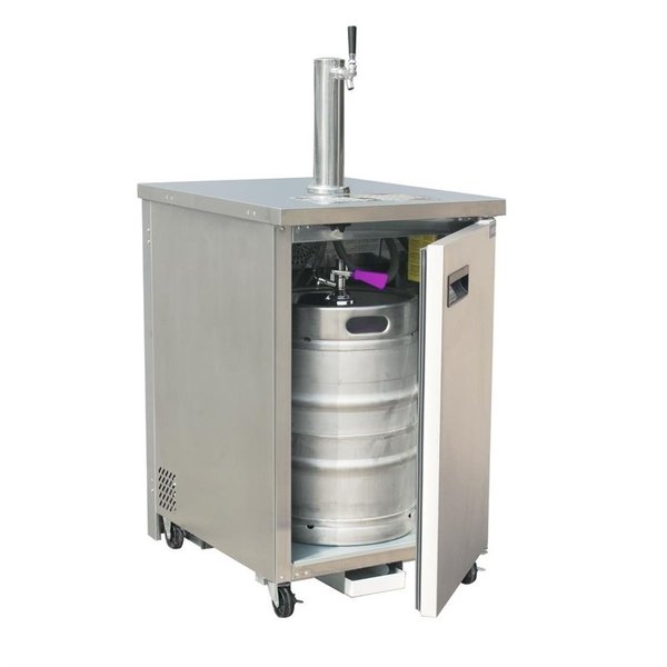 Tapinstallatie met fustkoeling | Cap: 1x 50L |  0°F to +194°F | 612x810x1312(h)mm