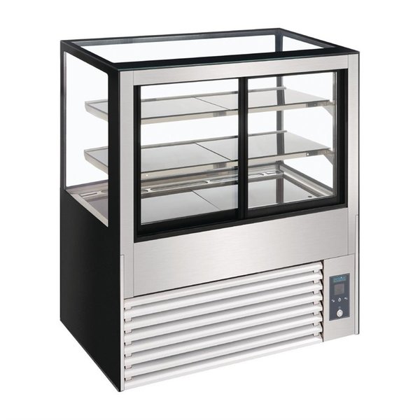 Koelvitrine Deli | 385L |  +2°C tot +8°C | 3 schappen | 1200x680x1200(h)mm