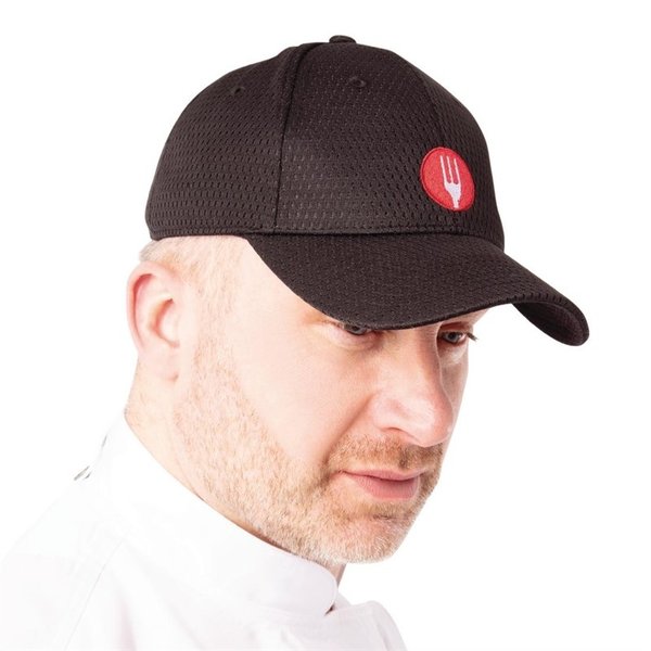 Baseball cap zwart | Polyester/katoen | Universele maat