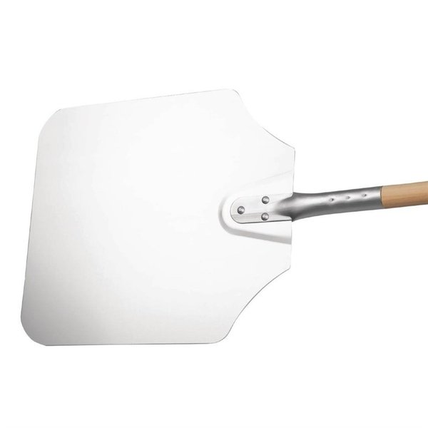 Pizzaschep large aluminium | 305x355 blad | 132cm lang