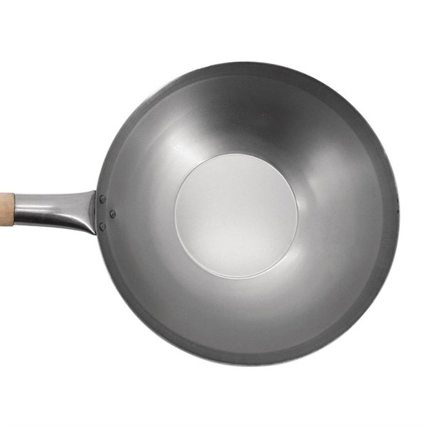 Wokpan | Staal | Platte Bodem | Ø330mm