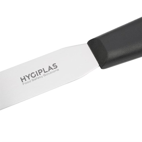 Paletmes recht RVS zwart | 20,5(l)cm