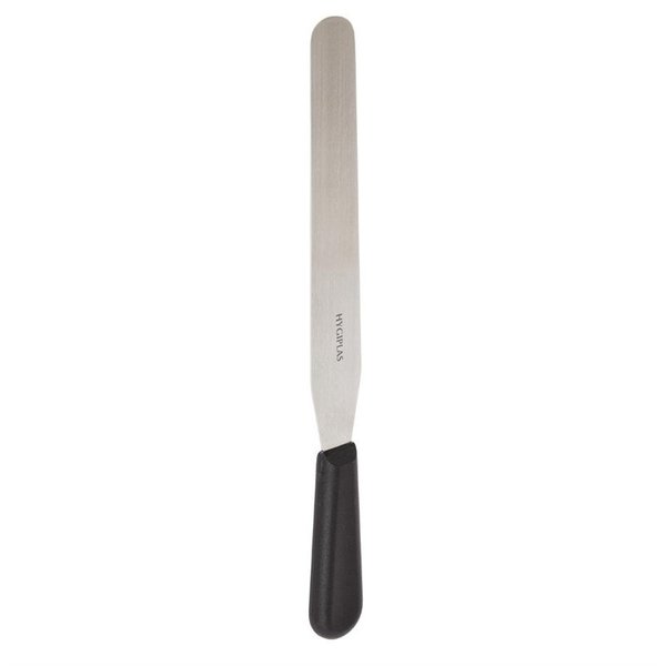Paletmes recht RVS zwart | 20,5(l)cm